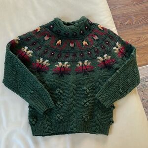 Woolrich Christmas sweater vintage wool